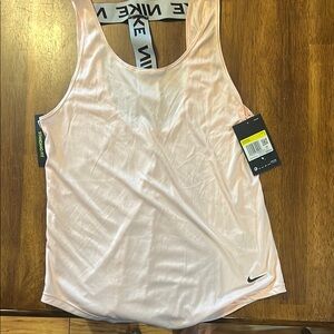 Nike Pink Sleeveless Tank Top Athletic Wear